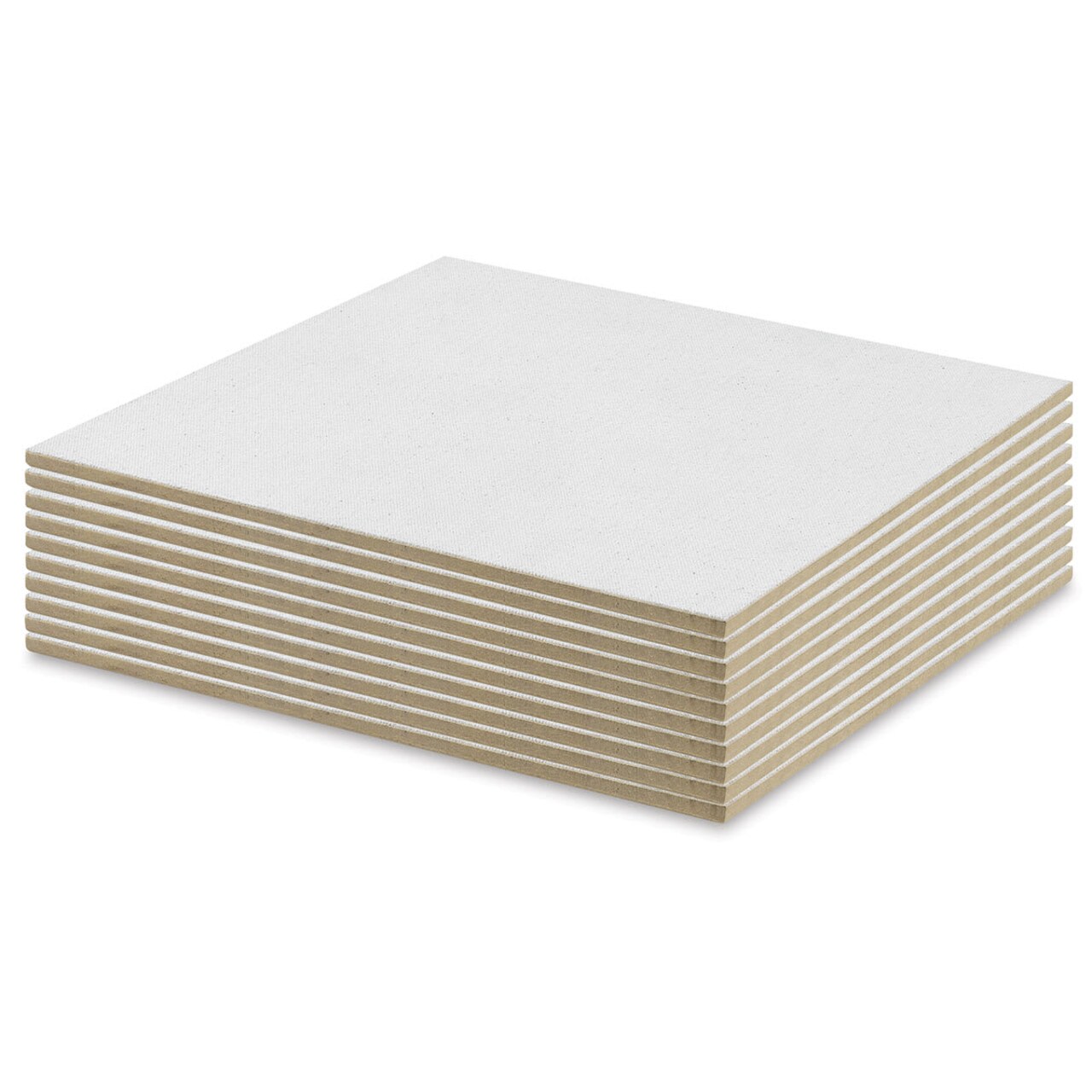 Amaco Canvas-Covered Board - Package of 10 Boards, 10" x 10" each